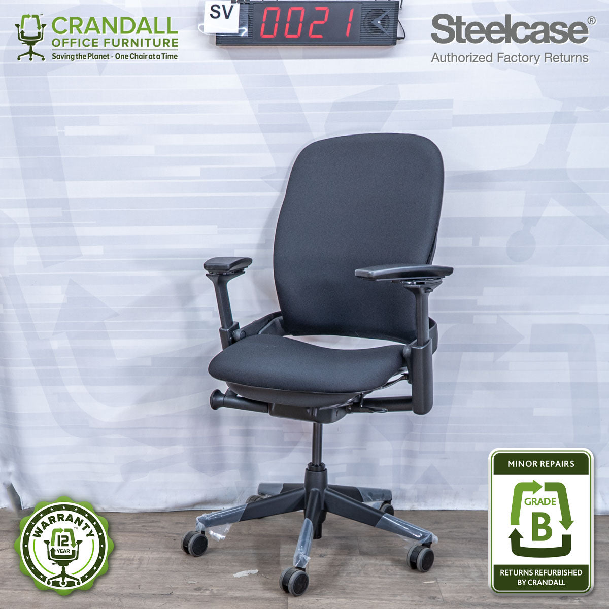 SL-0021 - Steelcase V2 Leap - Grade B