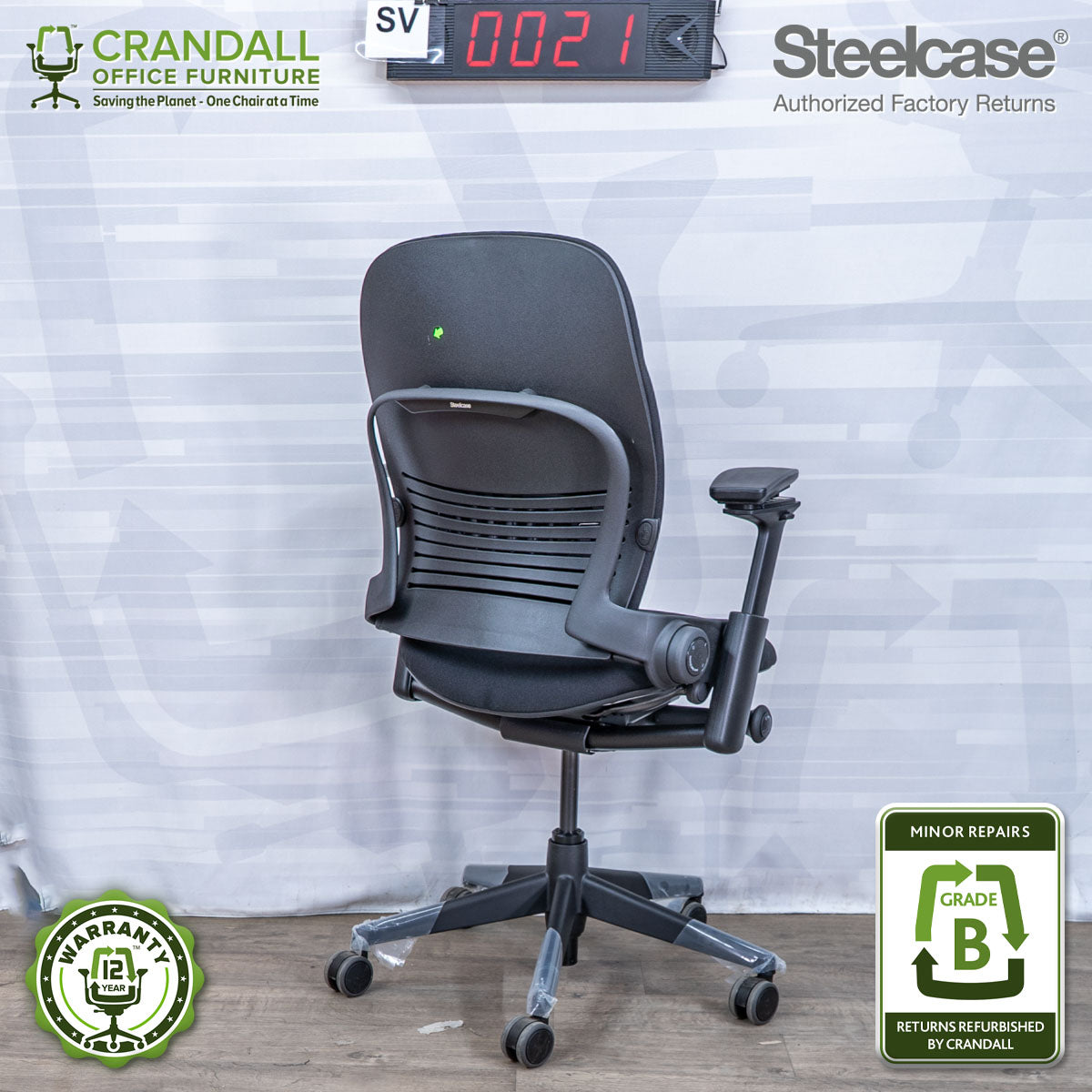 SL-0021 - Steelcase V2 Leap - Grade B