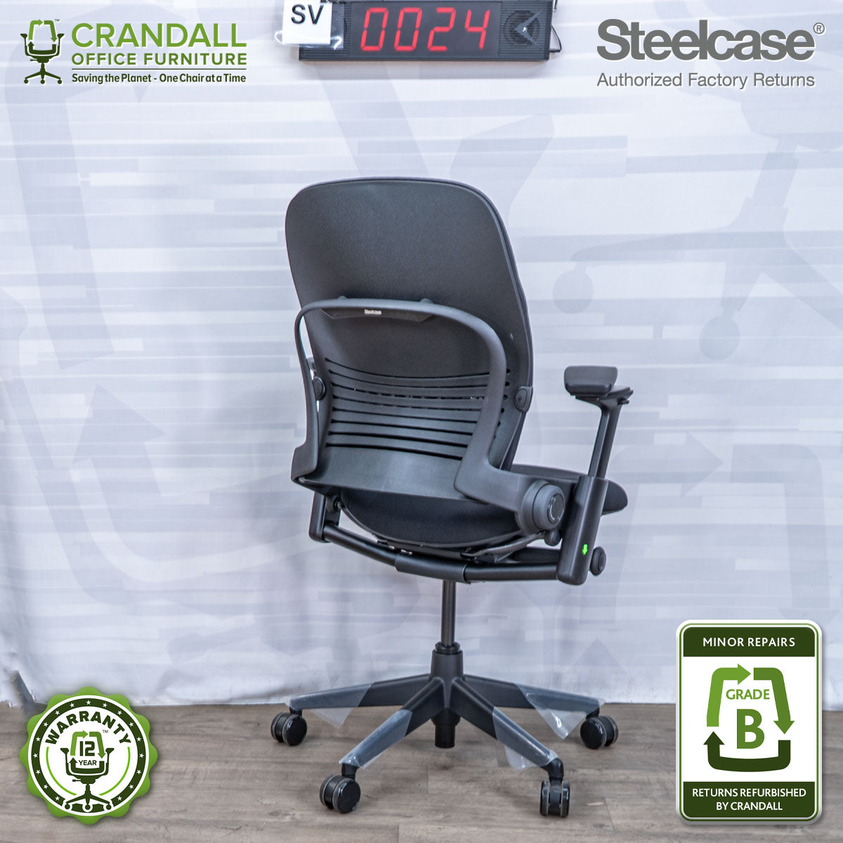 SL-0024 - Steelcase V2 Leap - Grade B