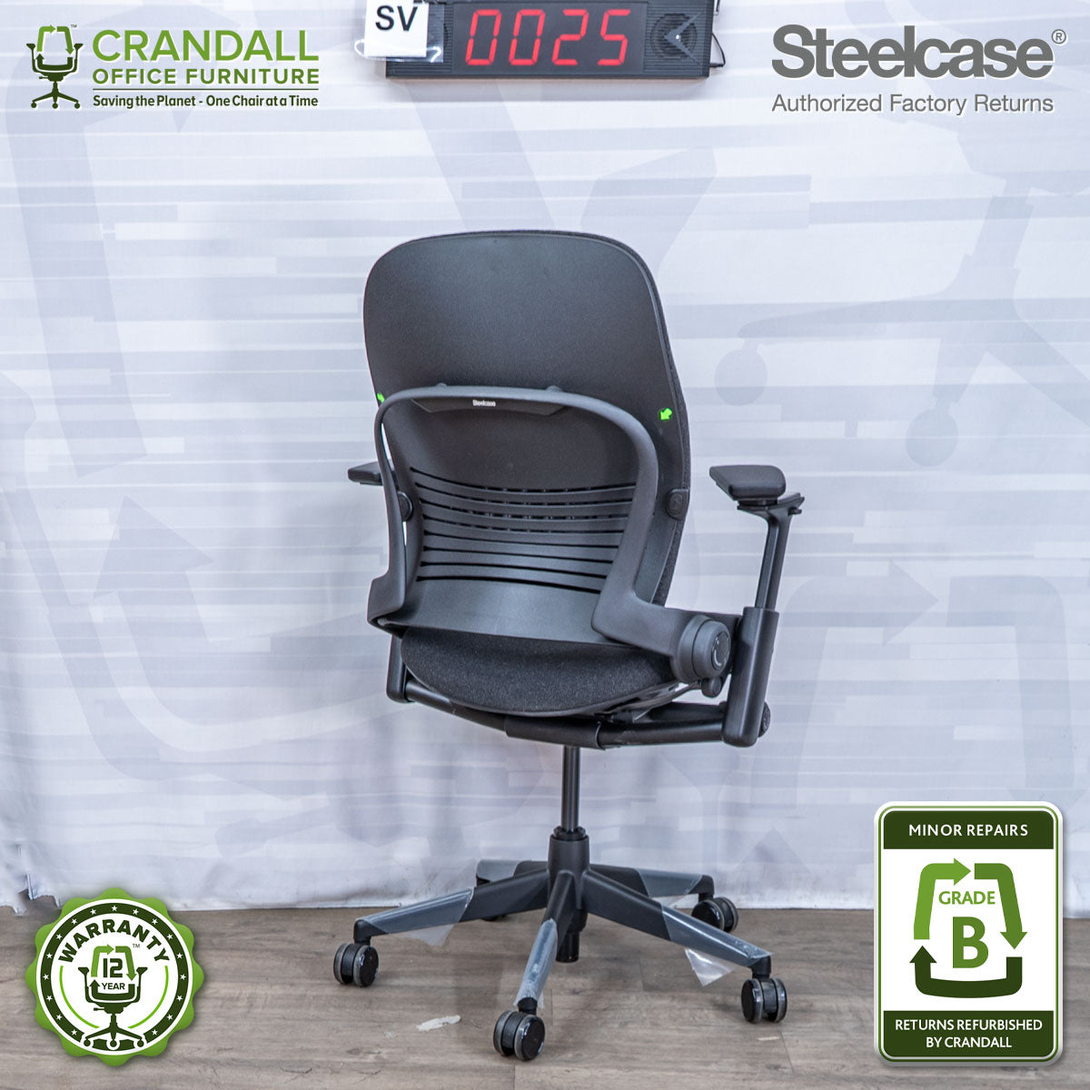 SL-0025 - Steelcase V2 Leap - Grade B