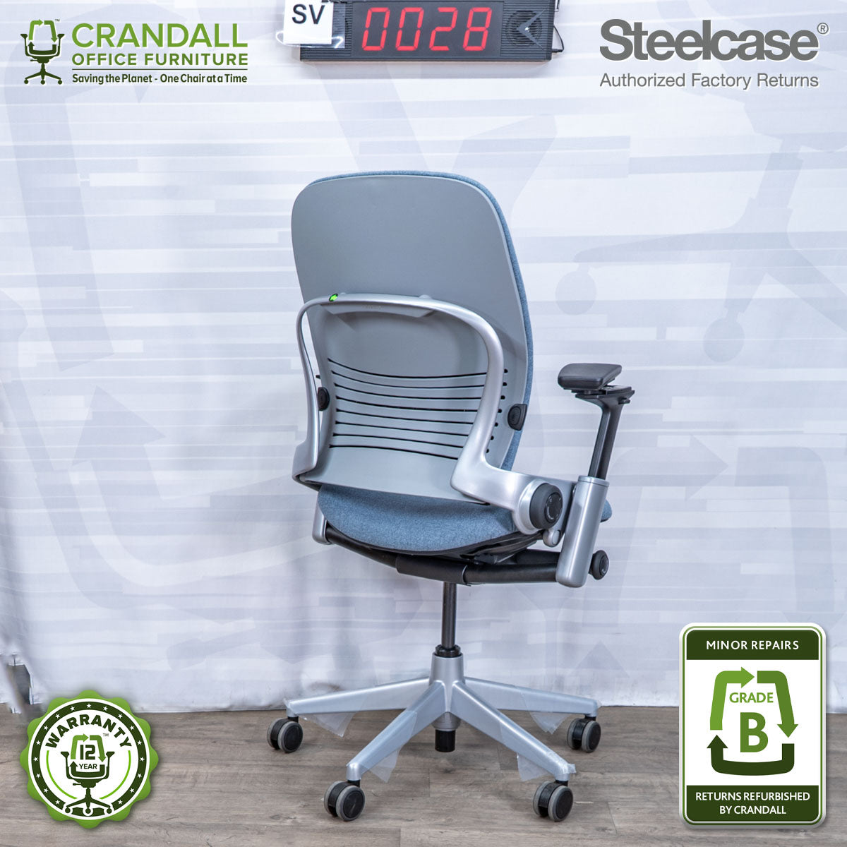 SL-0028 - Steelcase V2 Leap - Grade B