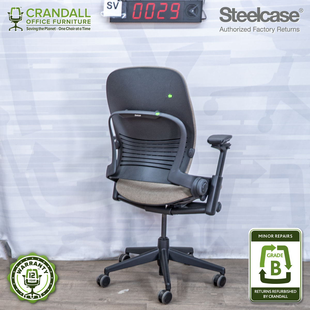 SL-0029 - Steelcase V2 Leap - Grade B