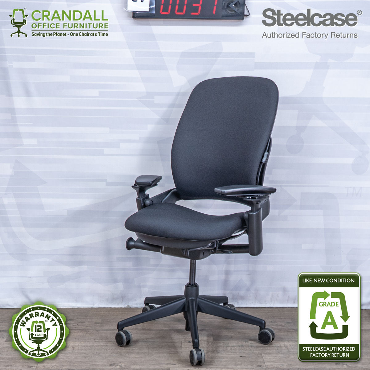 SL-0031 - Steelcase V2 Leap - Grade A