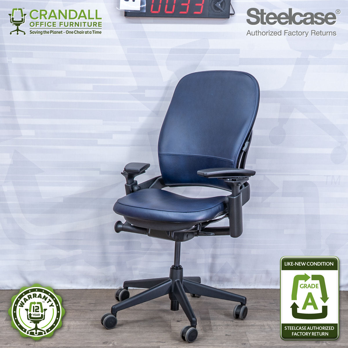SL-0033 - Steelcase V2 Leap - Grade A