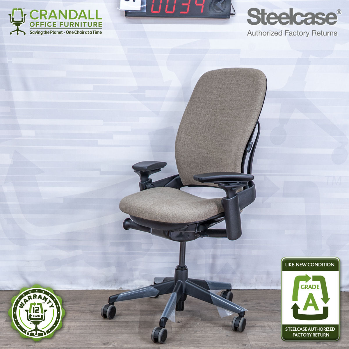 SL-0034 - Steelcase V2 Leap - Grade A