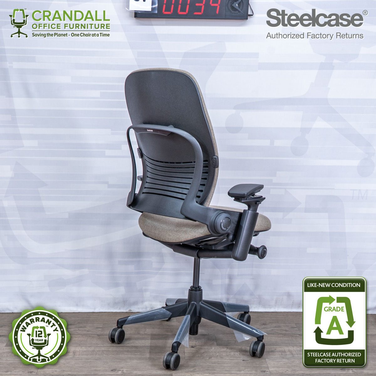 SL-0034 - Steelcase V2 Leap - Grade A
