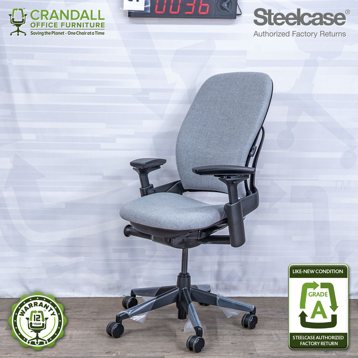 SL-0036 - Steelcase V2 Leap - Grade A