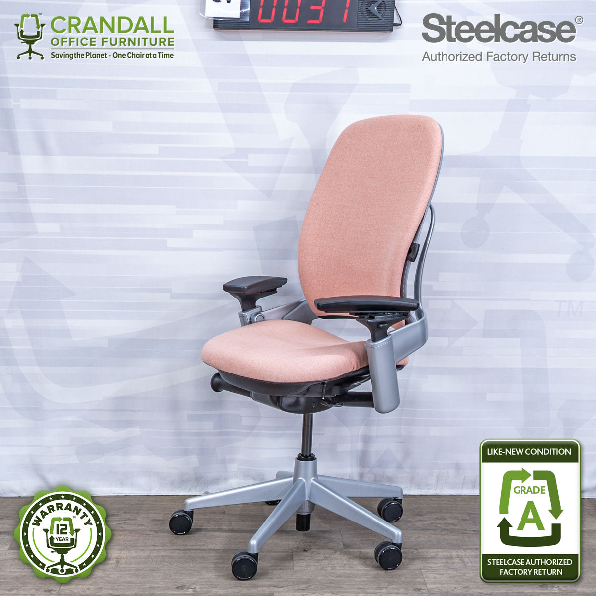 SL-0037 - Steelcase V2 Leap - Grade A