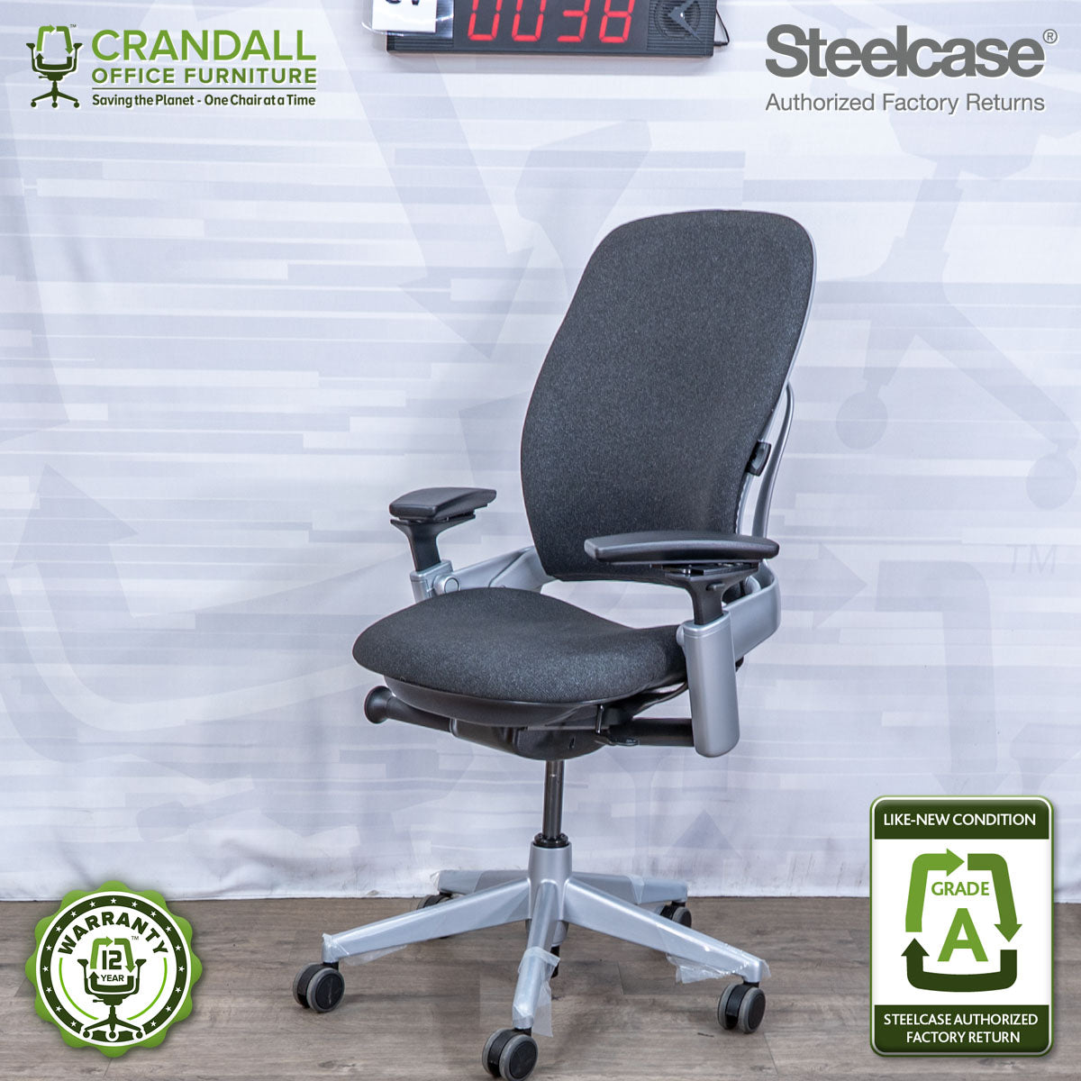 SL-0038 - Steelcase V2 Leap - Grade A