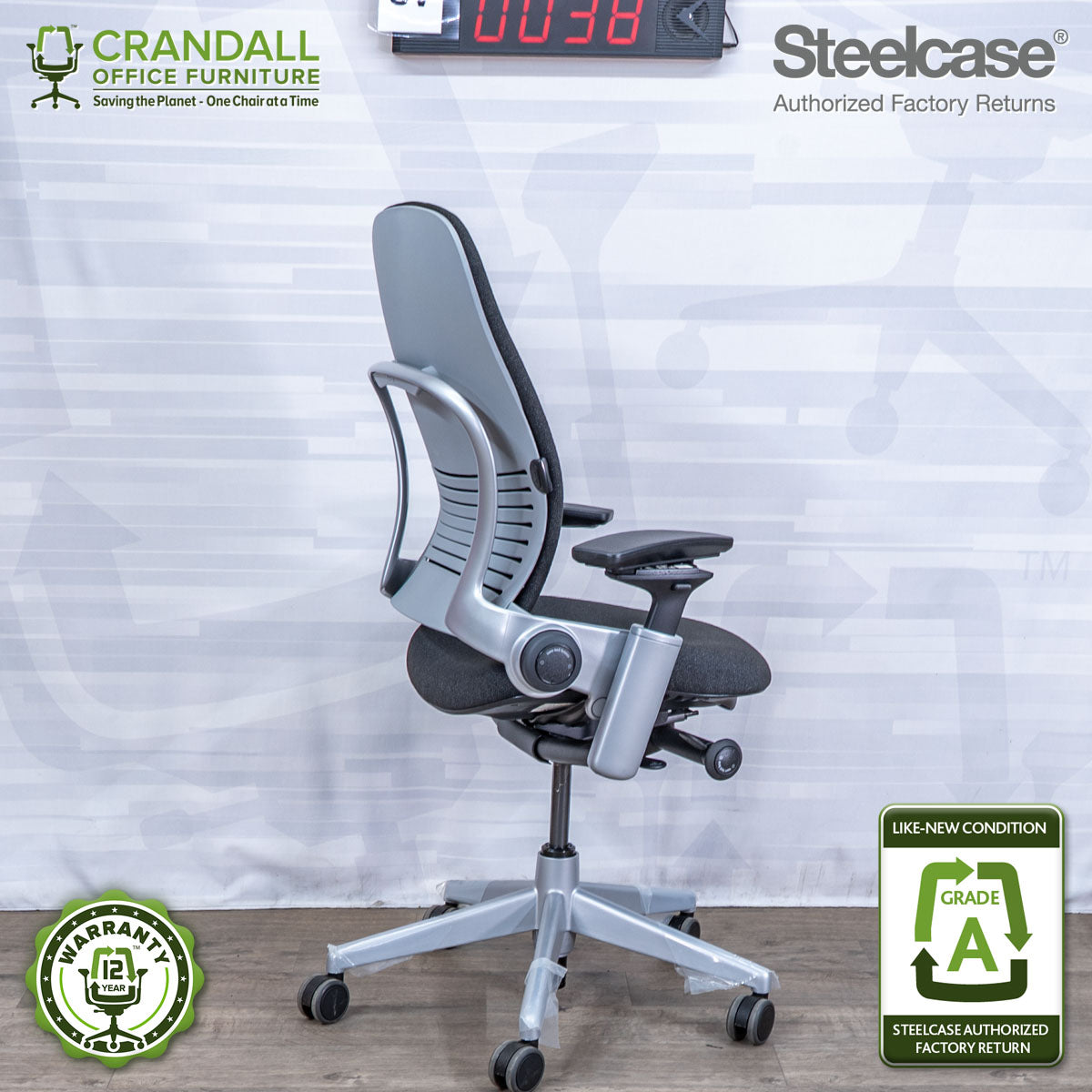 SL-0038 - Steelcase V2 Leap - Grade A