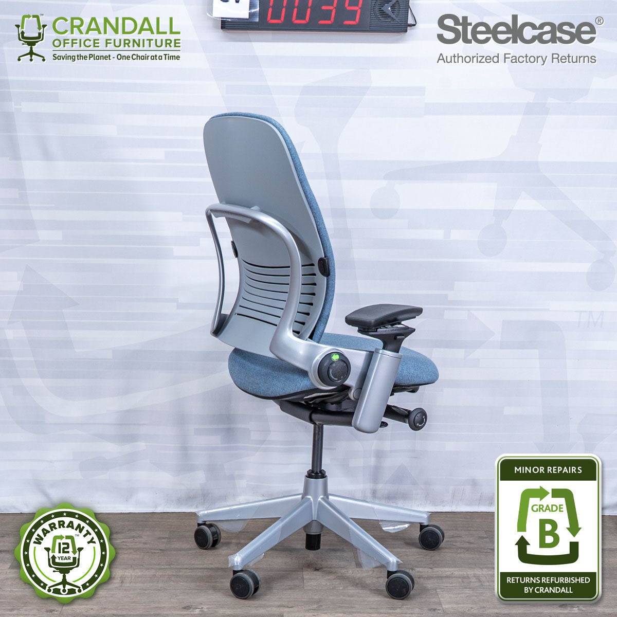 SL-0039 - Steelcase V2 Leap - Grade B