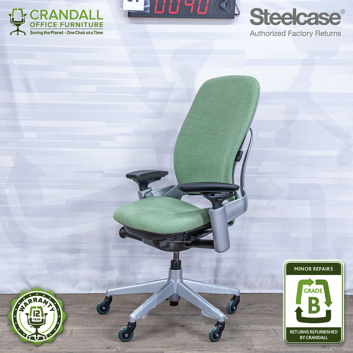 SL-0040 - Steelcase V2 Leap - Grade B