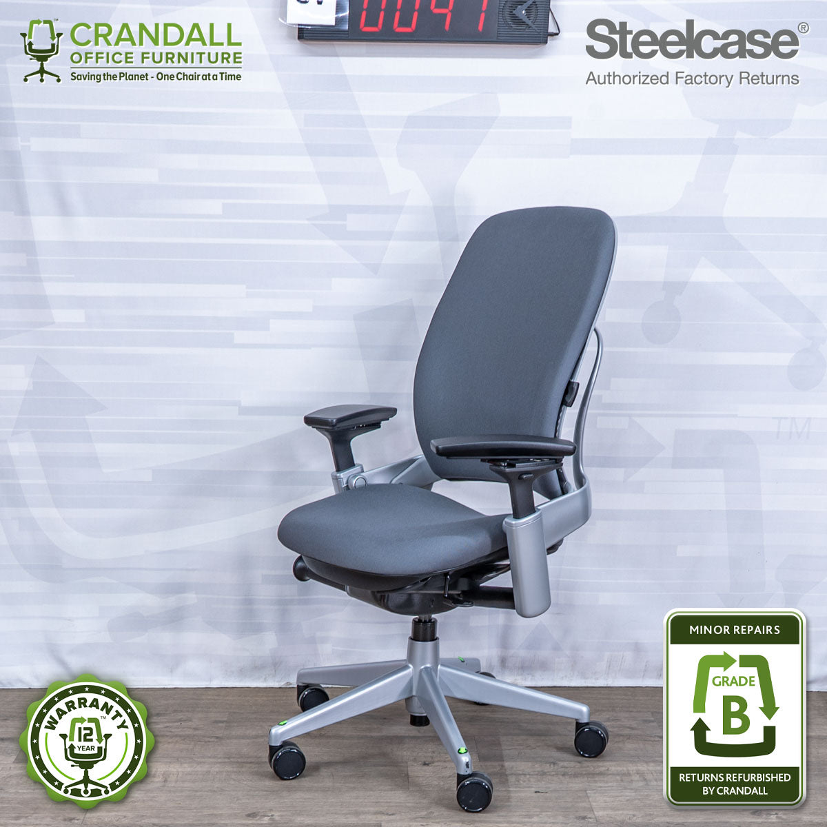 SL-0041 - Steelcase V2 Leap - Grade B
