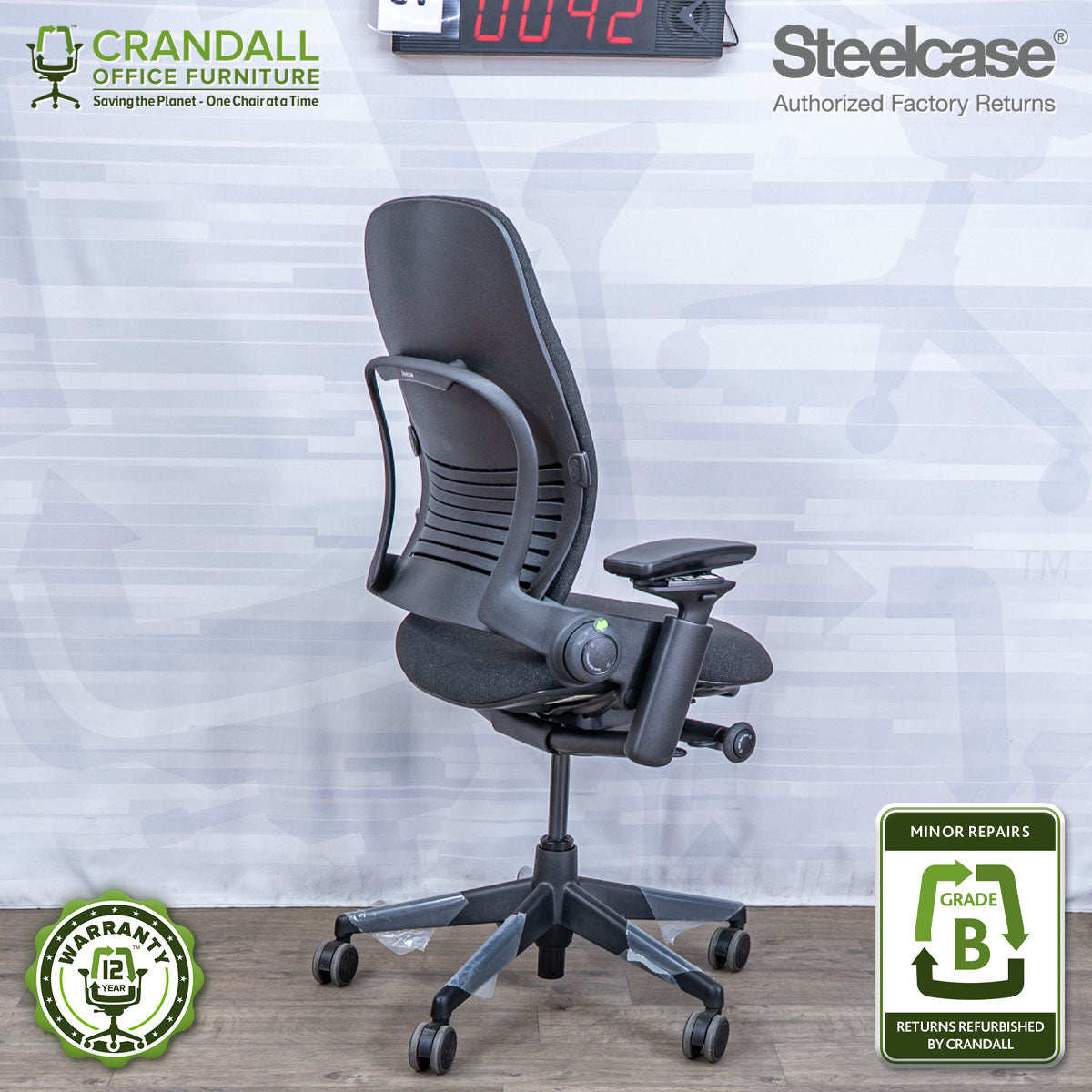 SL-0042 - Steelcase V2 Leap - Grade B