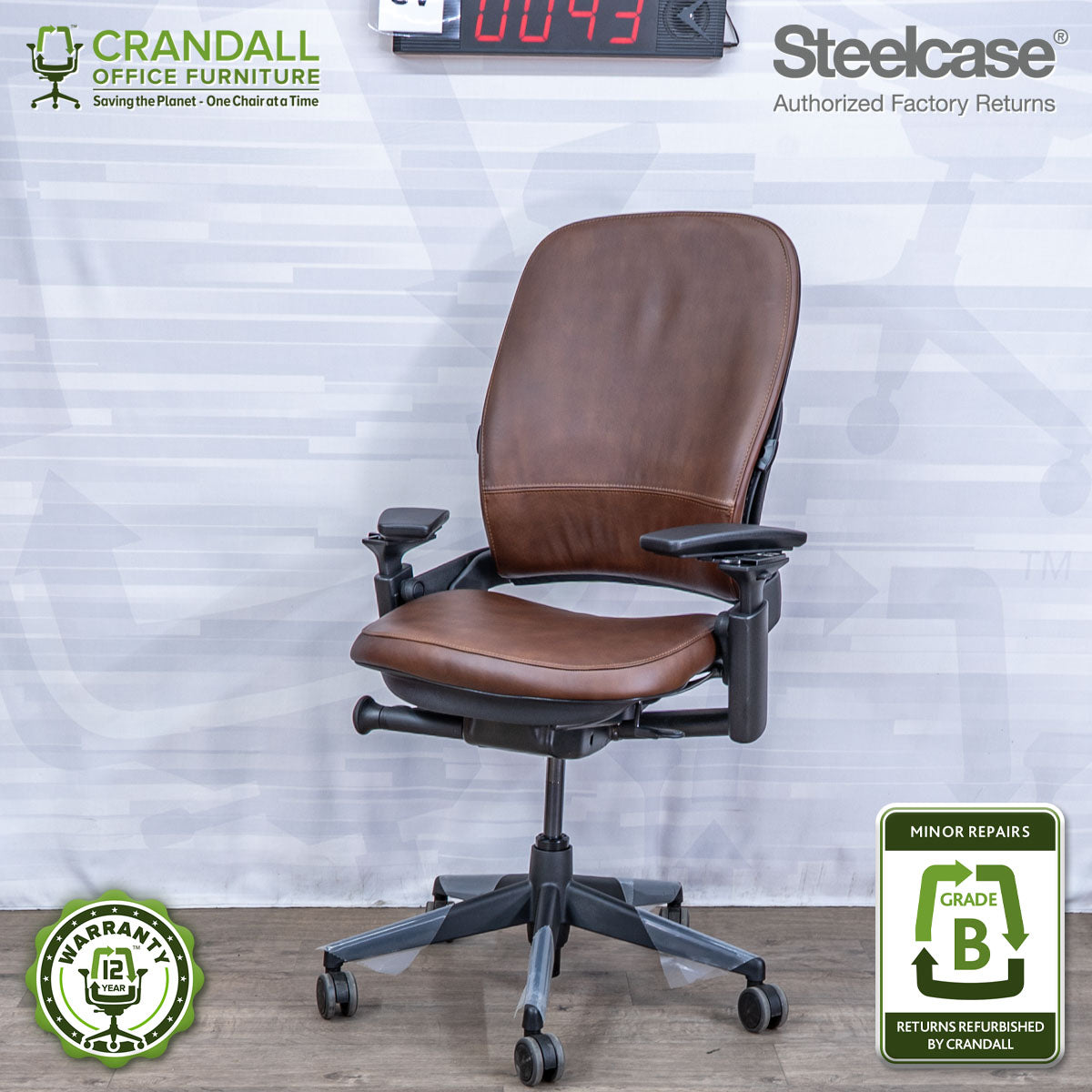 SL-0043 - Steelcase V2 Leap - Grade B