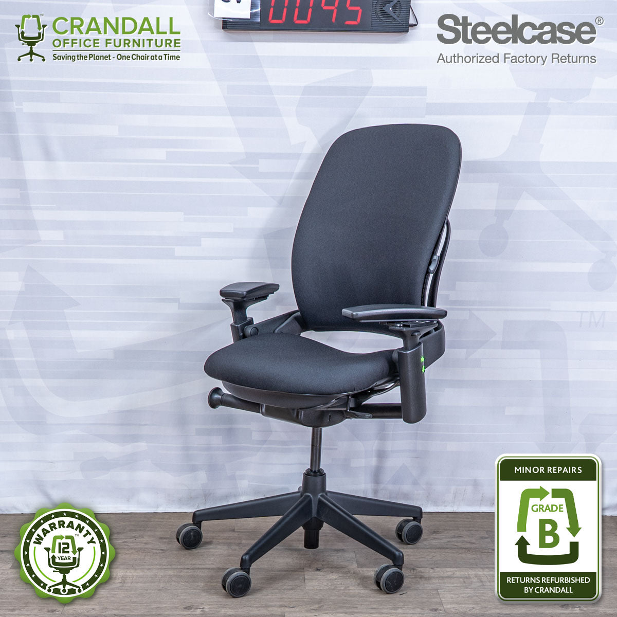 SL-0045 - Steelcase V2 Leap - Grade B