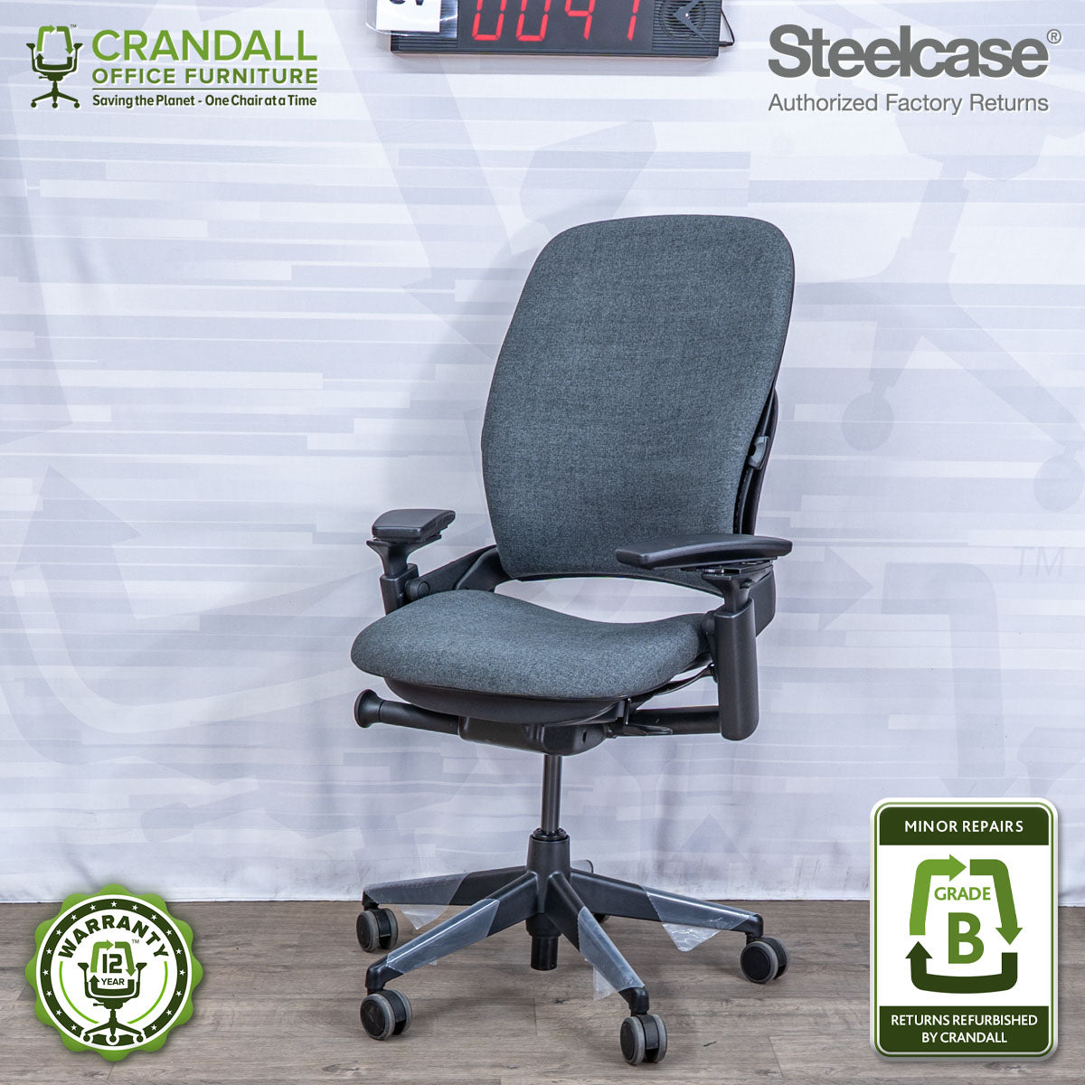 SL-0047 - Steelcase V2 Leap - Grade B