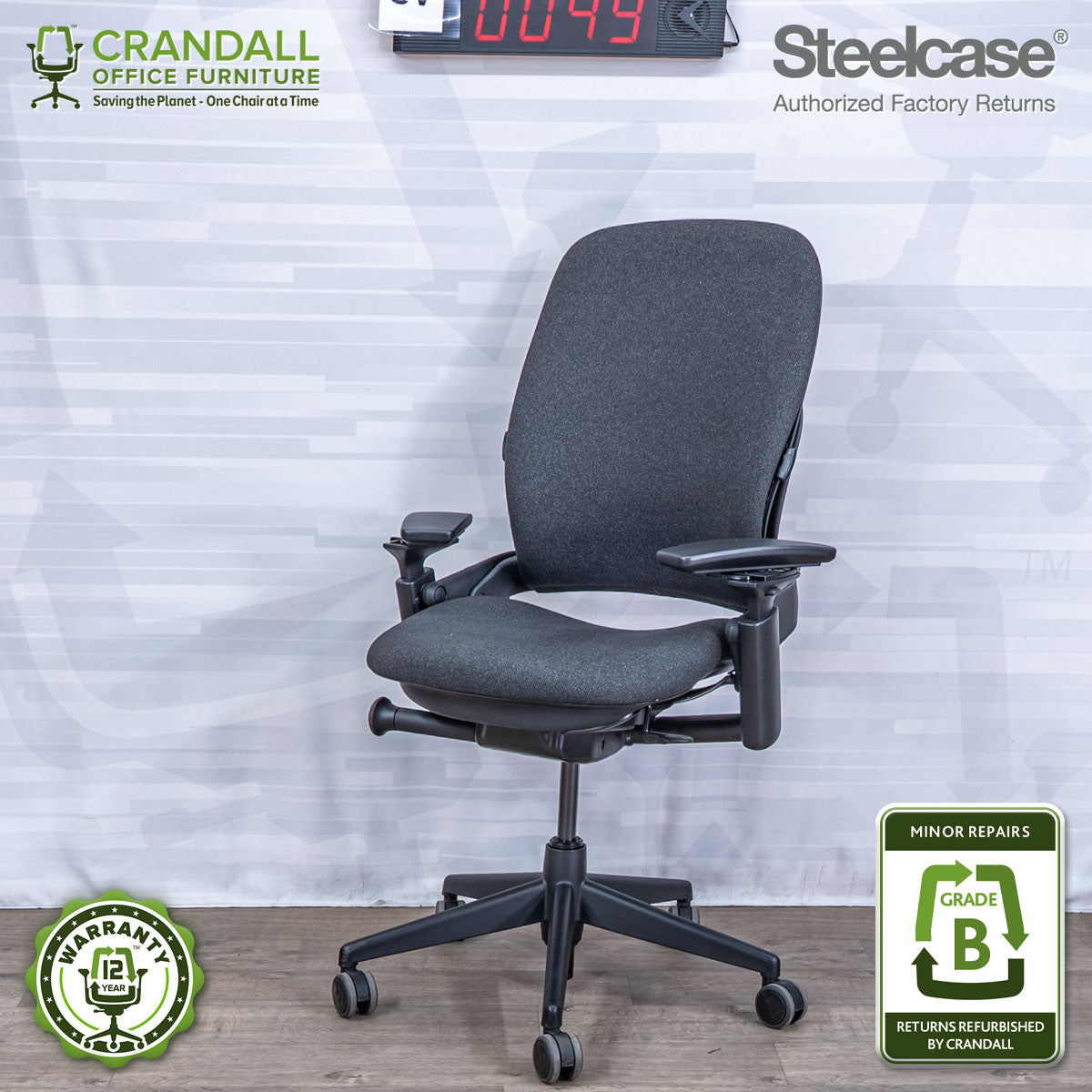 SL-0049 - Steelcase V2 Leap - Grade B