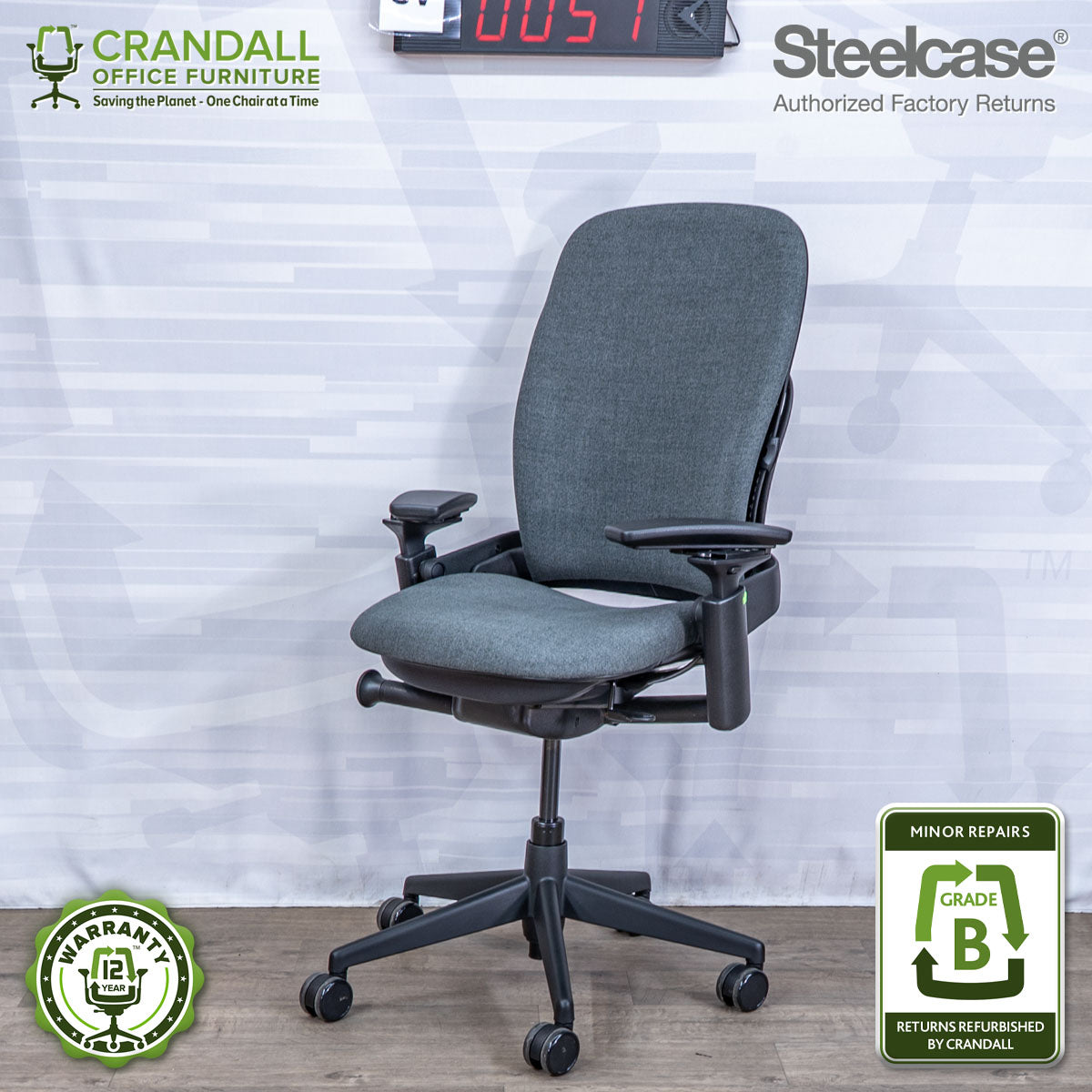 SL-0051 - Steelcase V2 Leap - Grade B