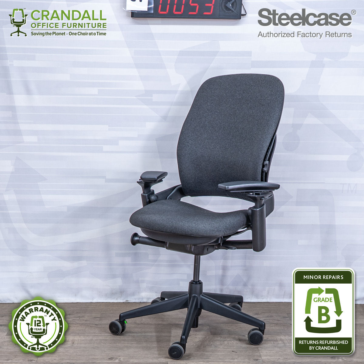 SL-0053 - Steelcase V2 Leap - Grade B