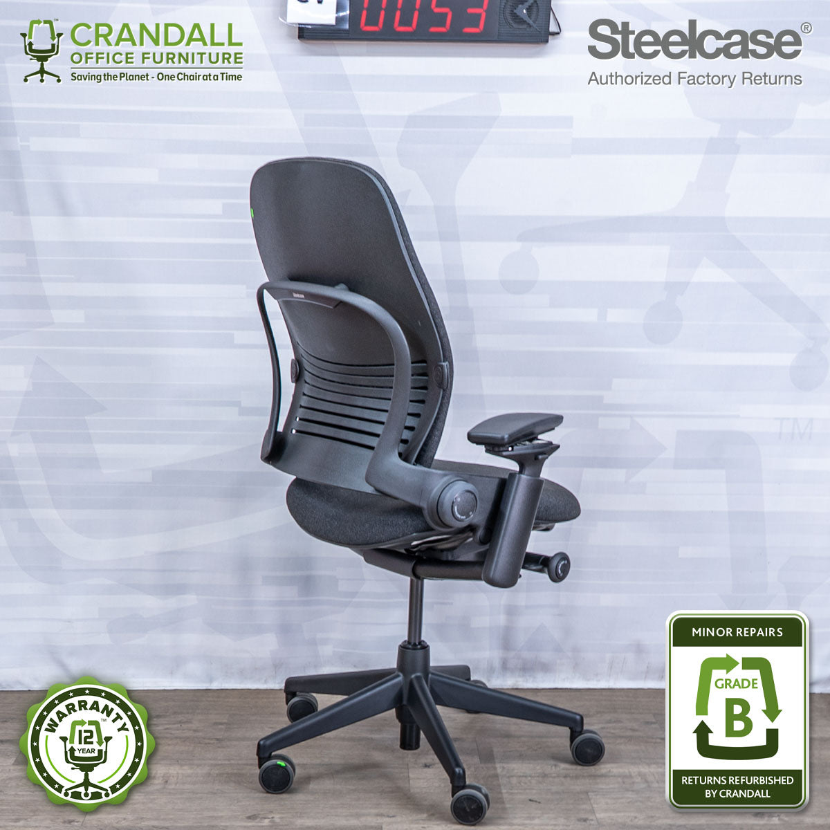 SL-0053 - Steelcase V2 Leap - Grade B