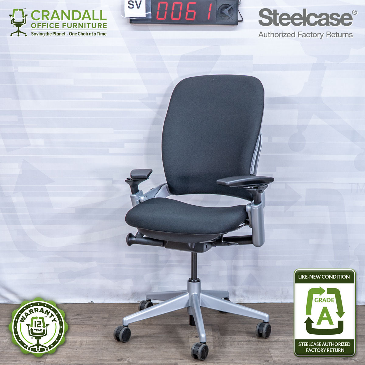SL-0061 - Steelcase V2 Leap - Grade A