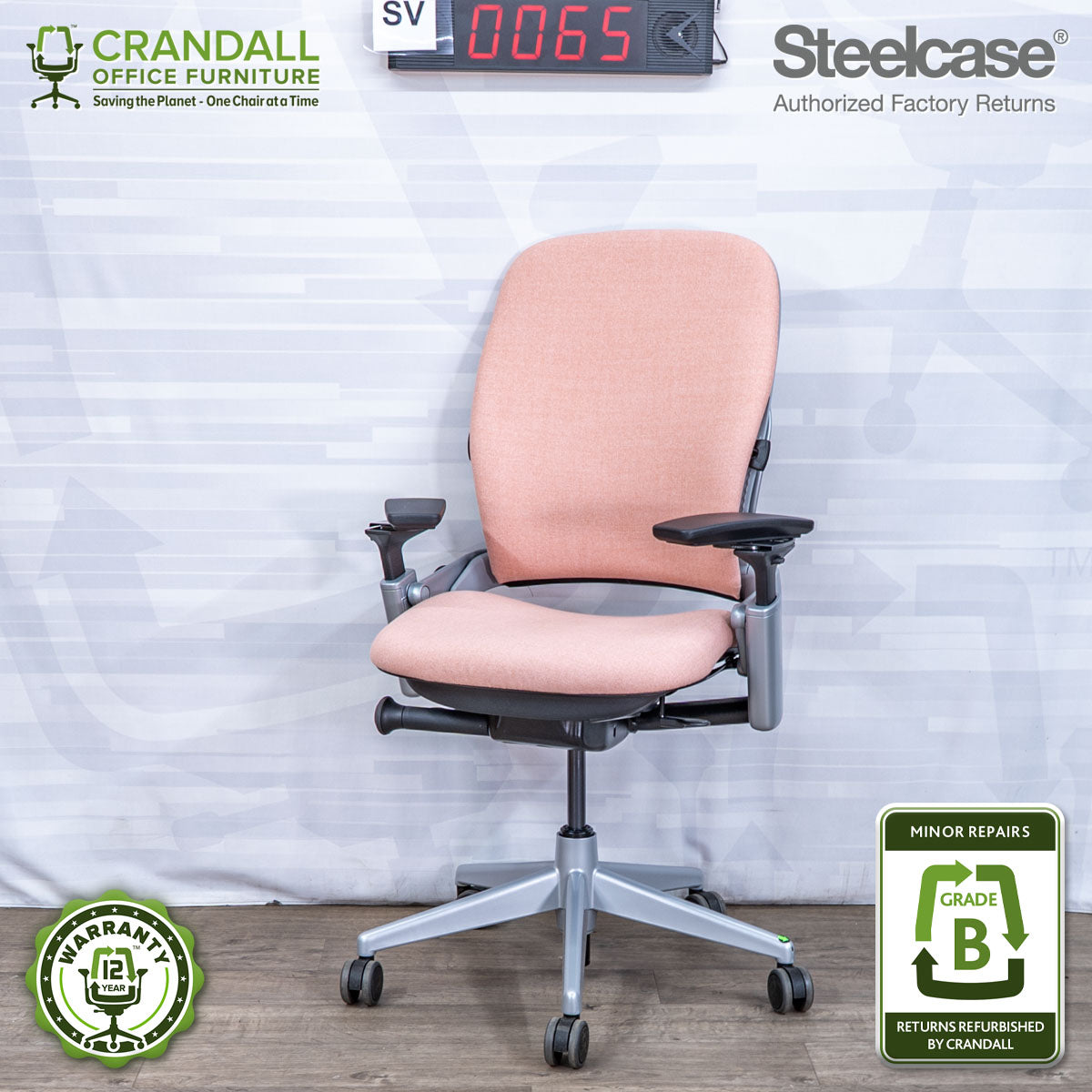 SL-0065 - Steelcase V2 Leap - Grade B