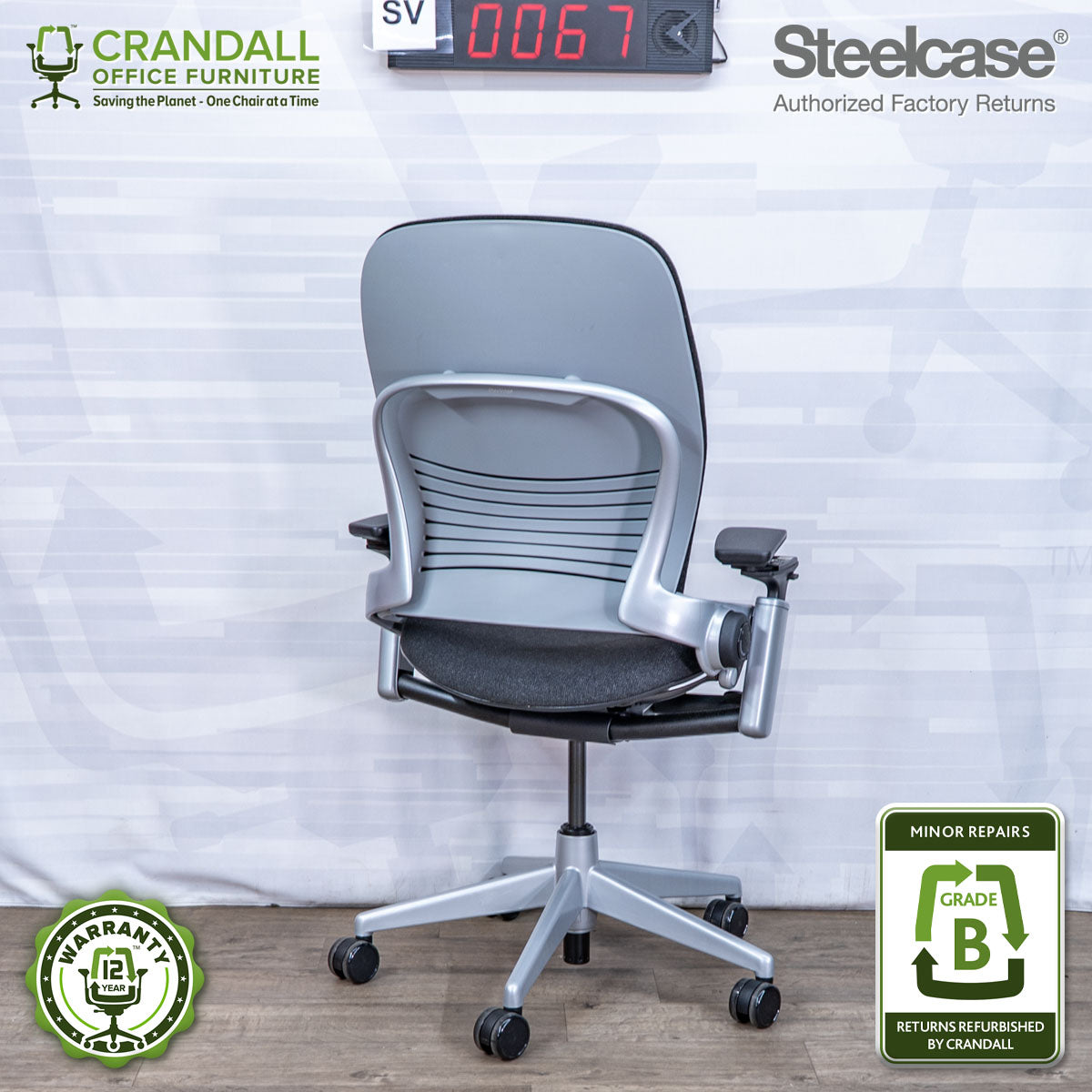 SL-0067 - Steelcase V2 Leap - Grade B