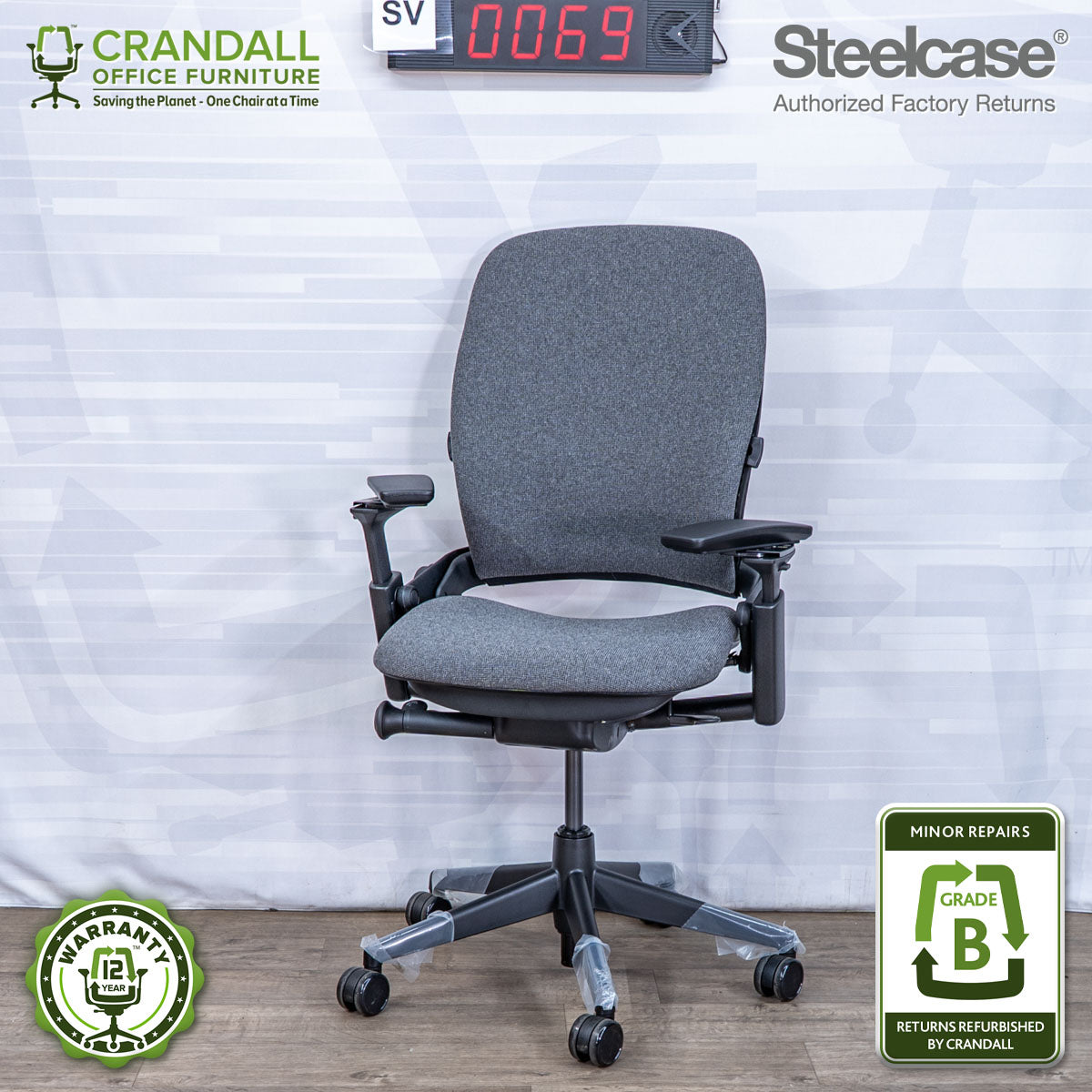 SL-0069 - Steelcase V2 Leap - Grade B