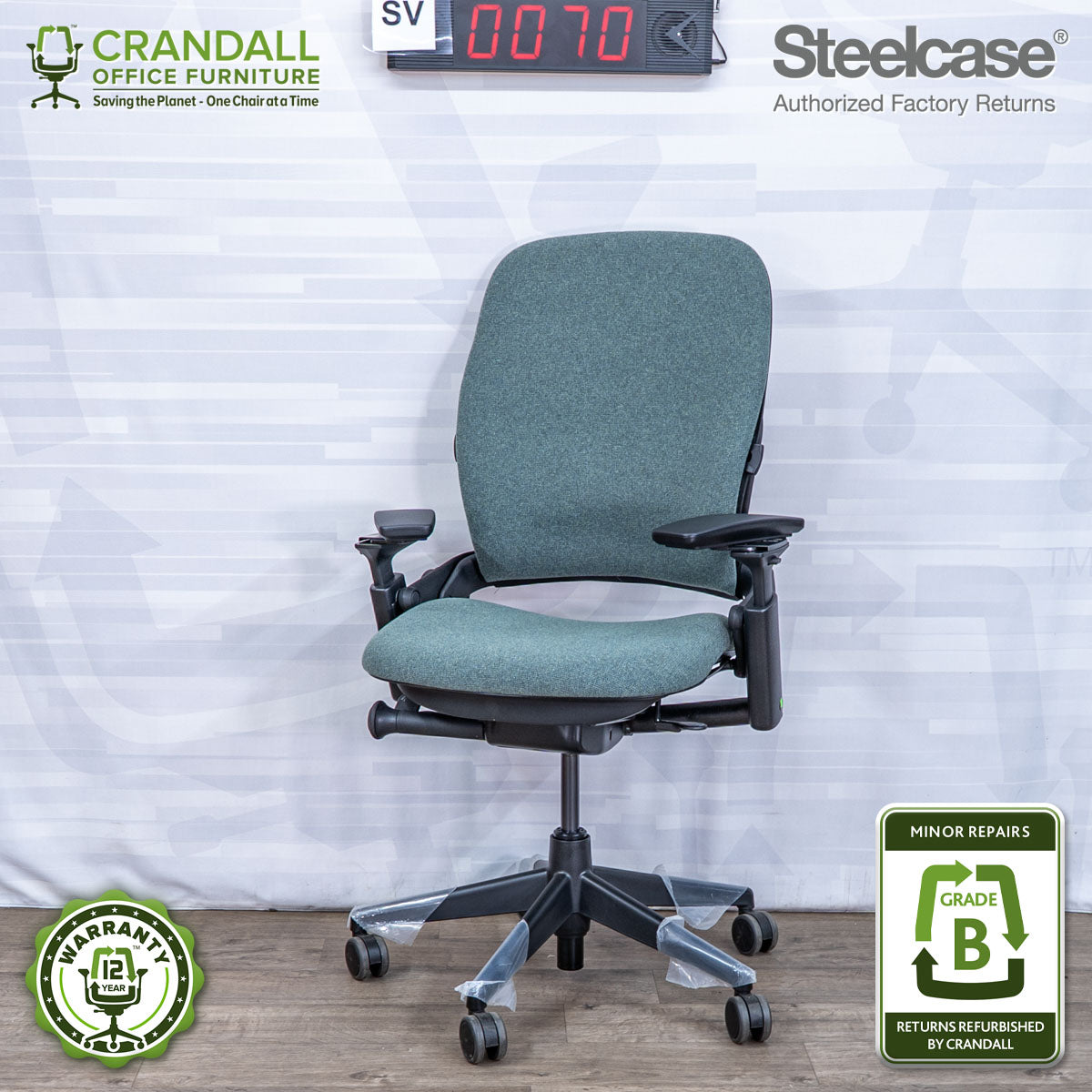 SL-0070 - Steelcase V2 Leap - Grade B