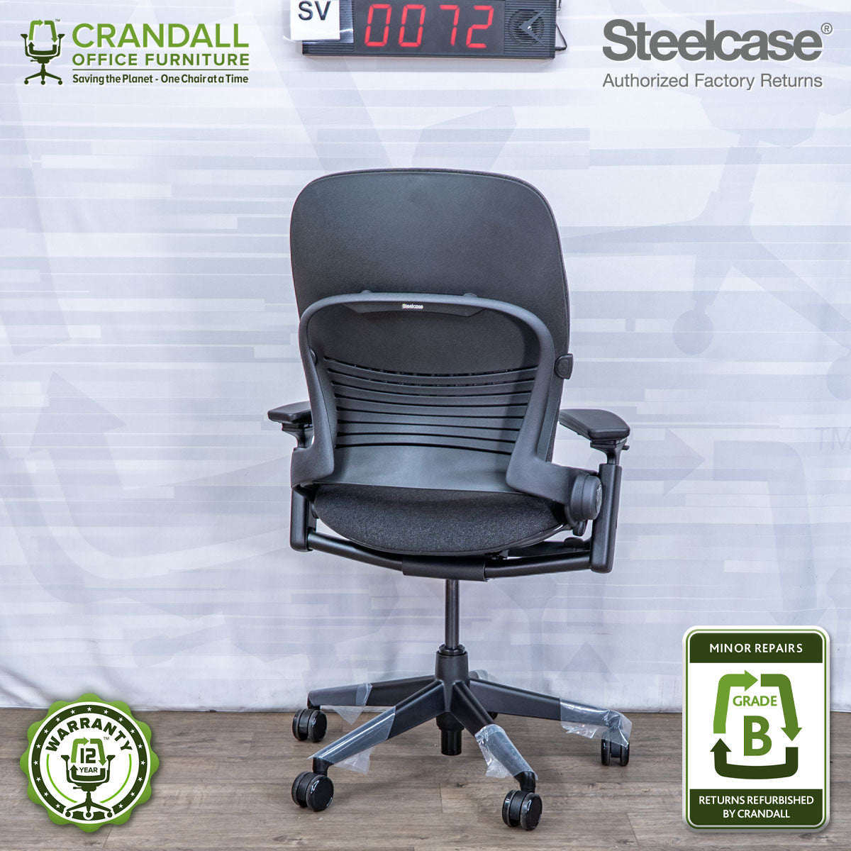 SL-0072 - Steelcase V2 Leap - Grade B