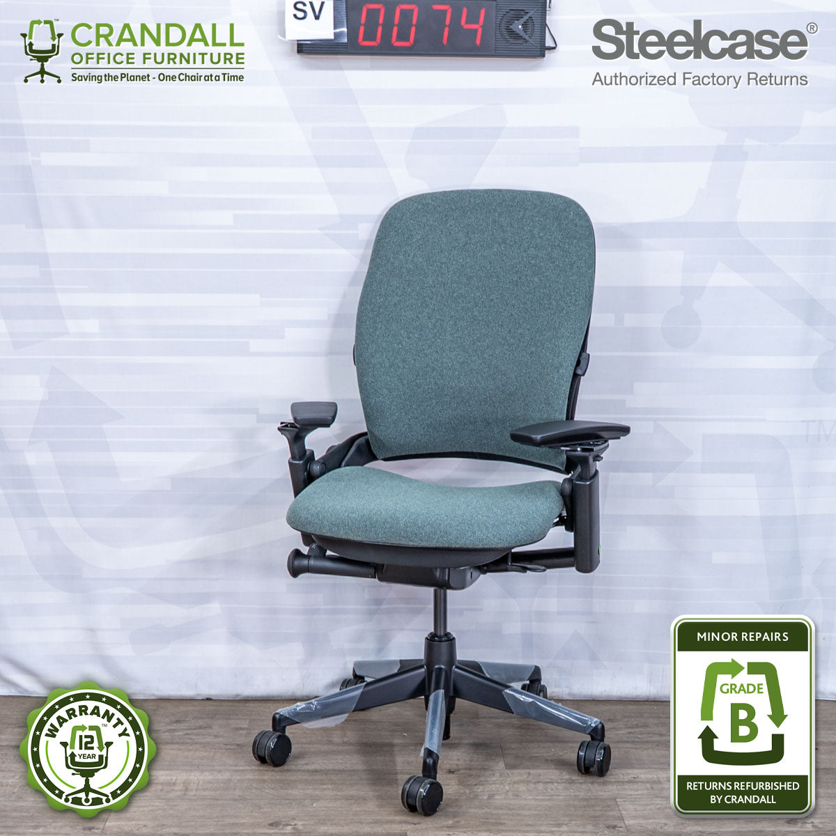 SL-0074 - Steelcase V2 Leap - Grade B