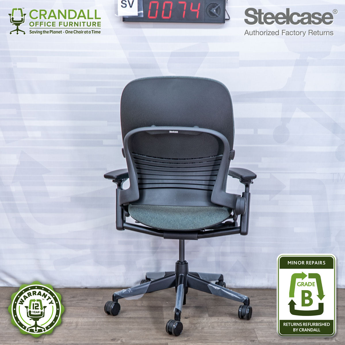 SL-0074 - Steelcase V2 Leap - Grade B