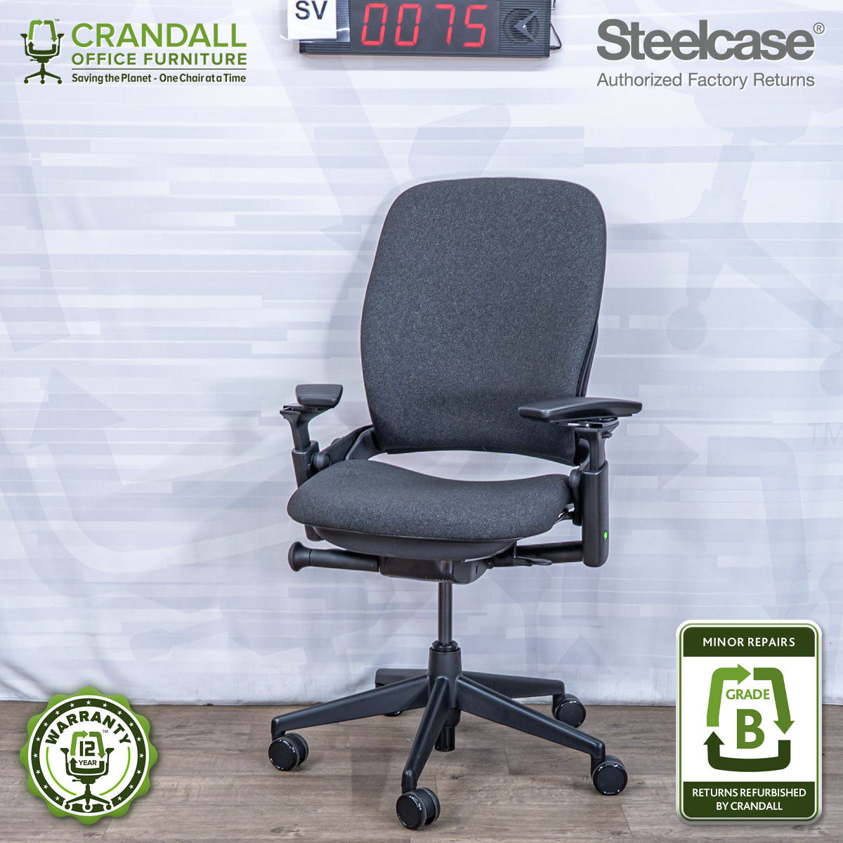 SL-0075 - Steelcase V2 Leap - Grade B