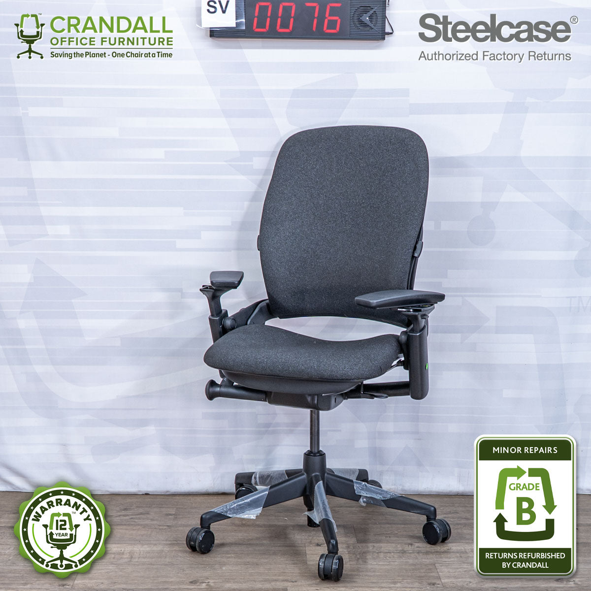 SL-0076 - Steelcase V2 Leap - Grade B