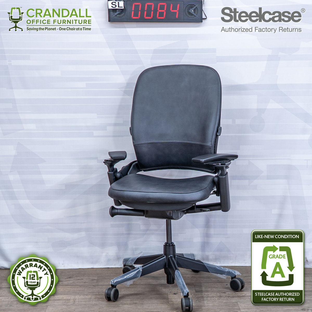 SL-0084 - Steelcase V2 Leap - Grade A