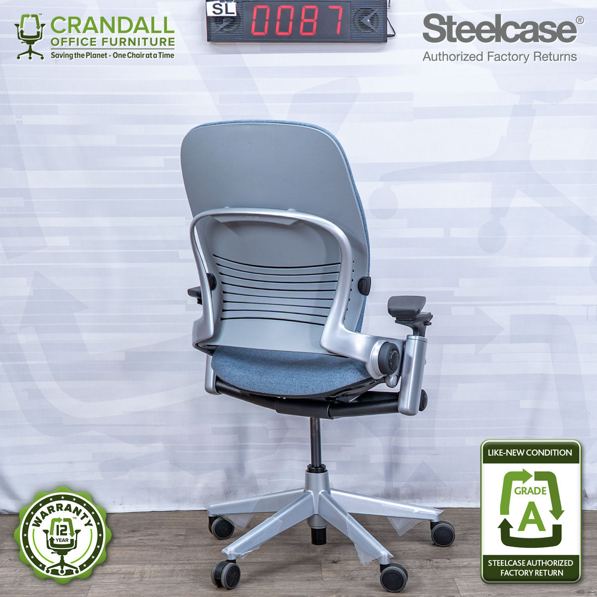 SL-0087 - Steelcase V2 Leap - Grade A