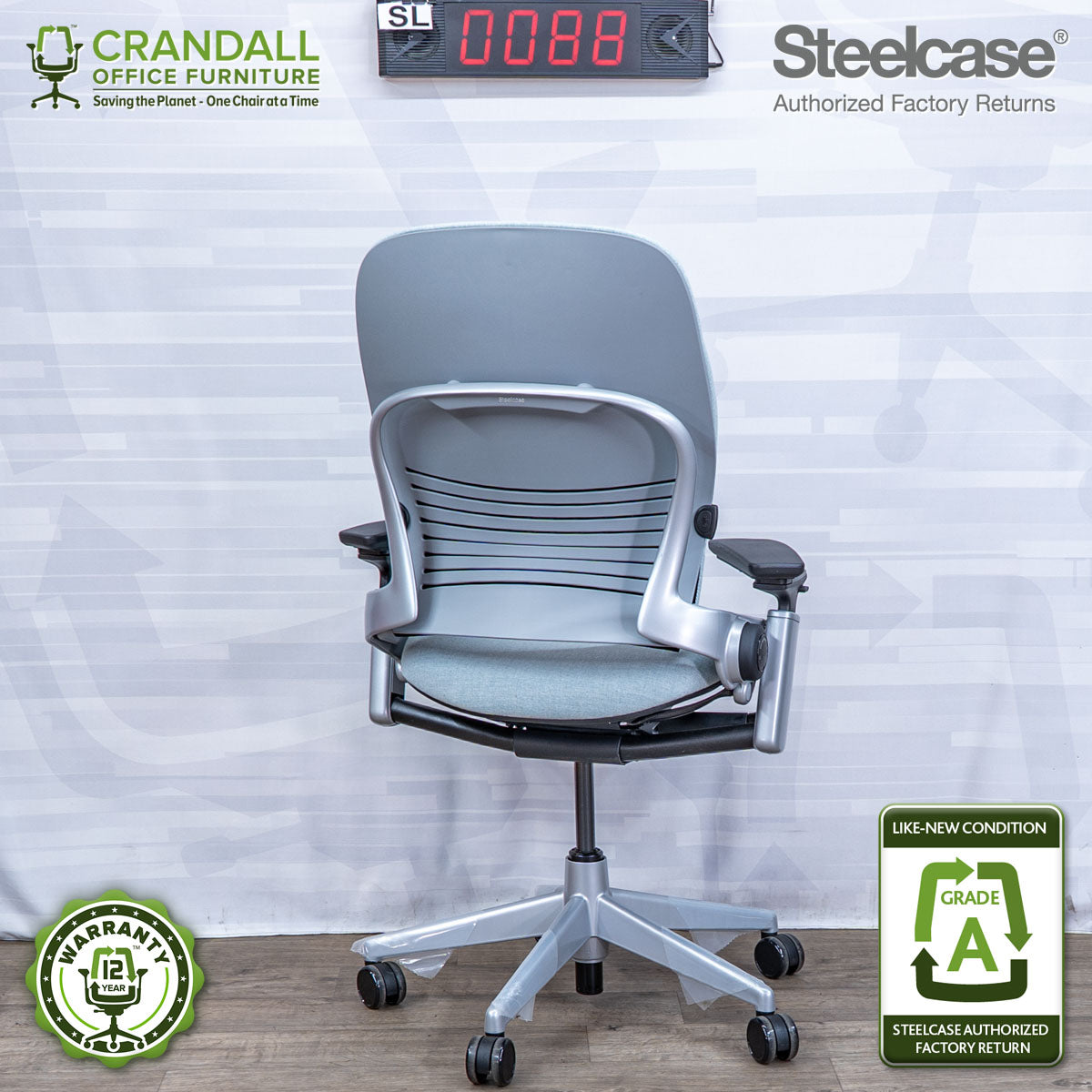 SL-0088 - Steelcase V2 Leap - Grade A