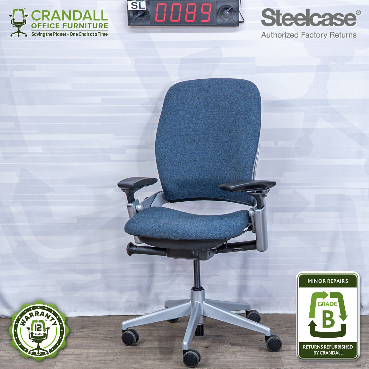 SL-0089 - Steelcase V2 Leap - Grade B