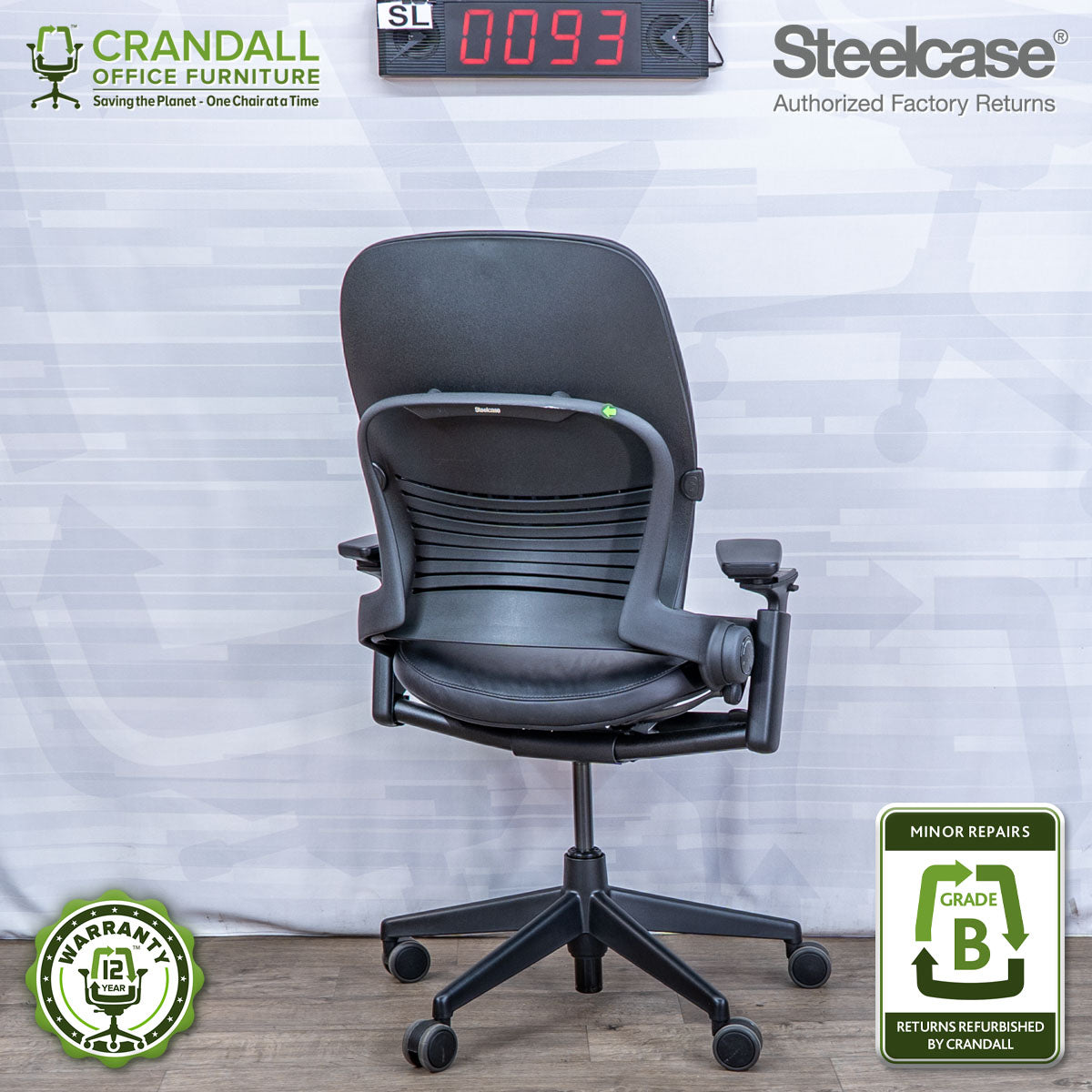 SL-0093 - Steelcase V2 Leap - Grade B