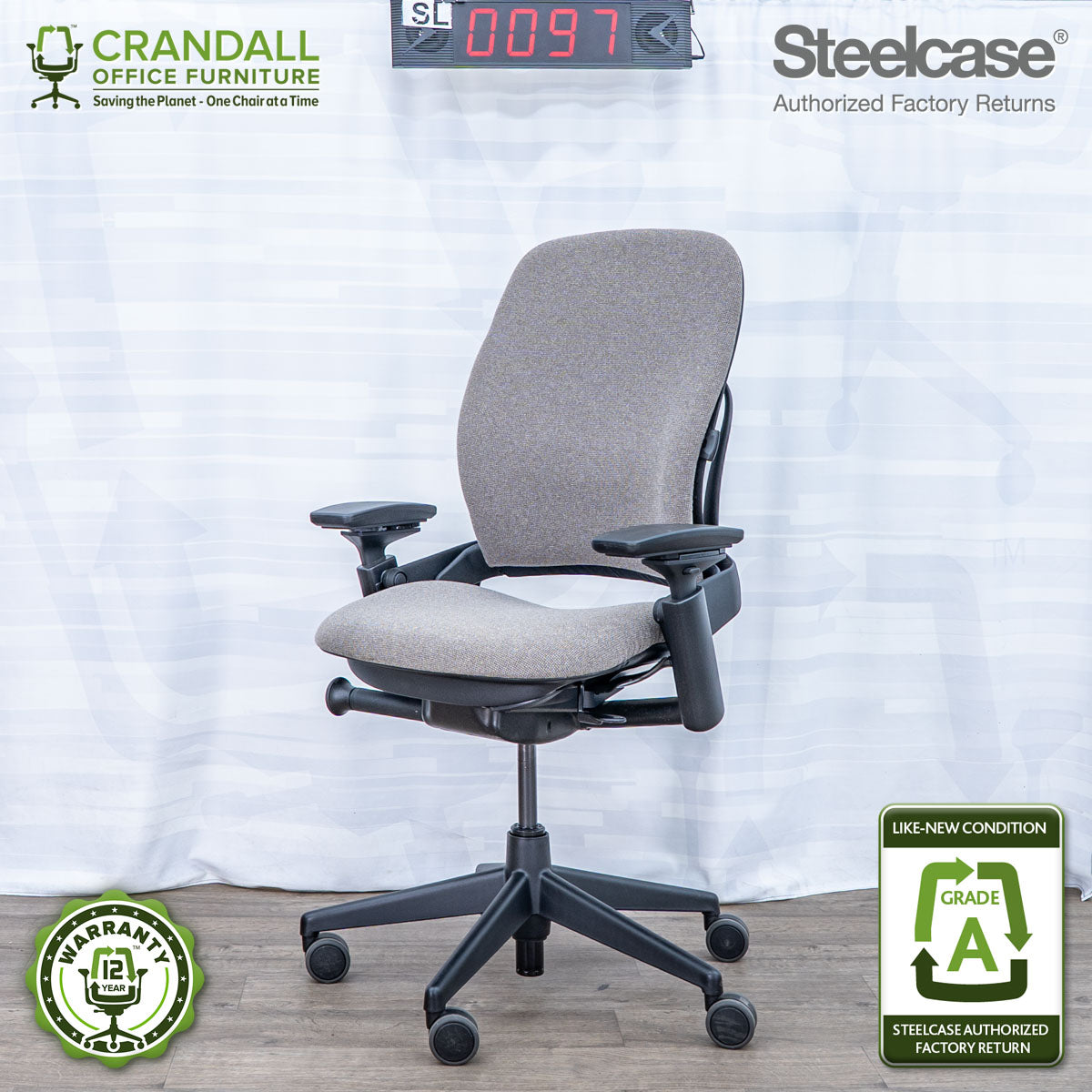 SL-0097 - Steelcase V2 Leap - Grade A