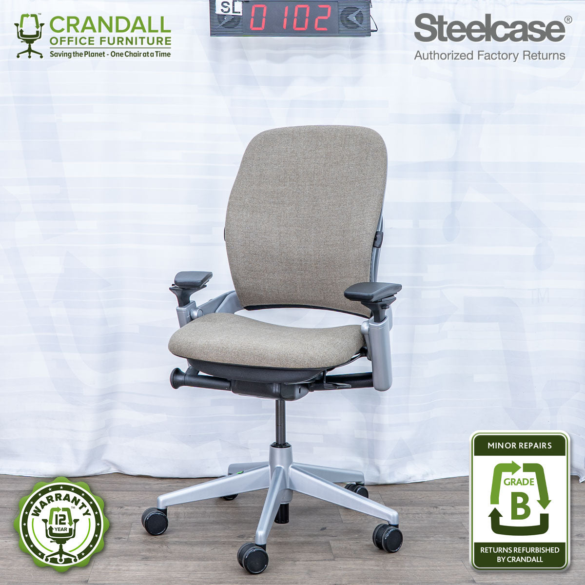 SL-0102 - Steelcase V2 Leap - Grade B