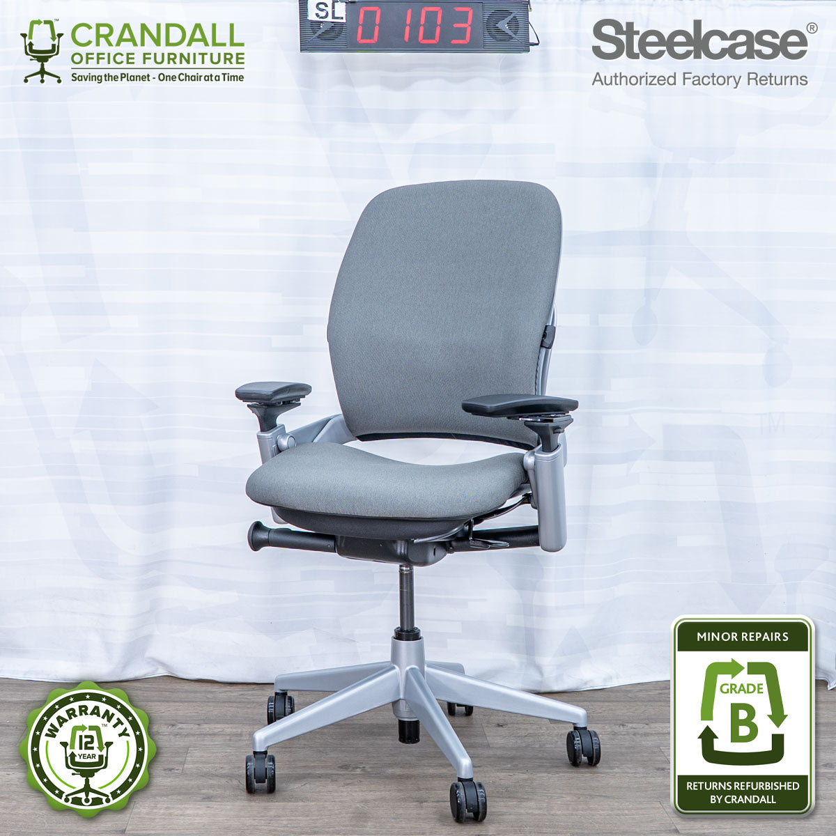 SL-0103 - Steelcase V2 Leap - Grade B