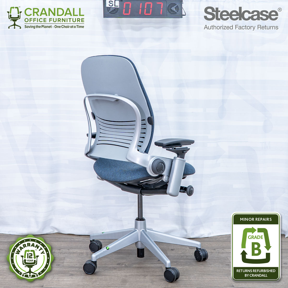 SL-0107 - Steelcase V2 Leap - Grade B
