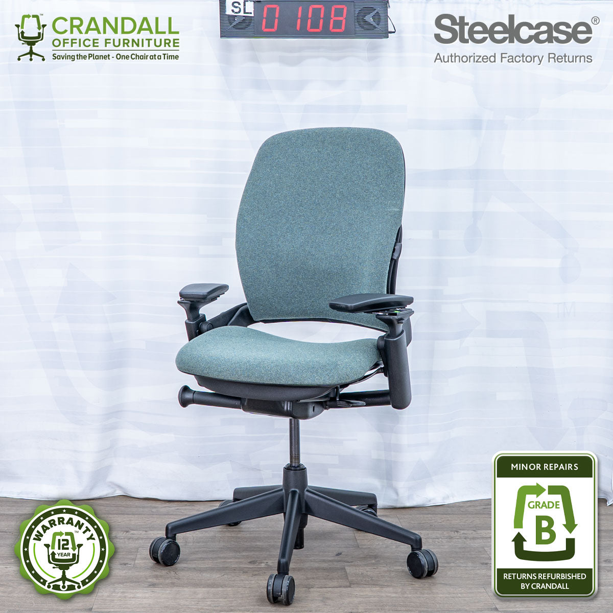 SL-0108 - Steelcase V2 Leap - Grade B