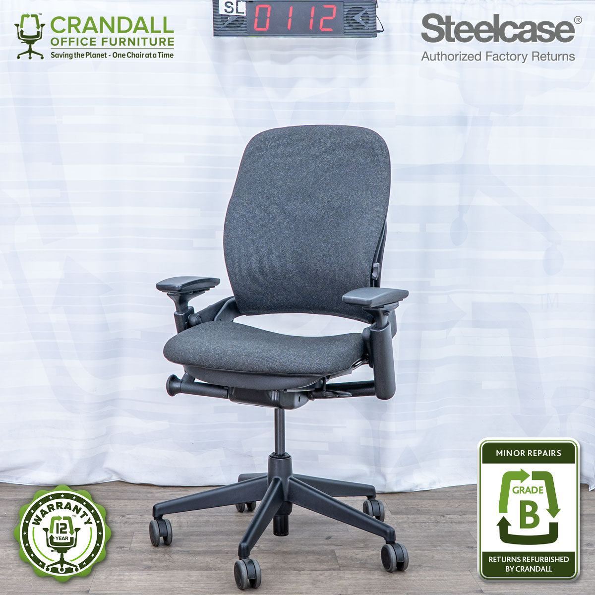 SL-0112 - Steelcase V2 Leap - Grade B