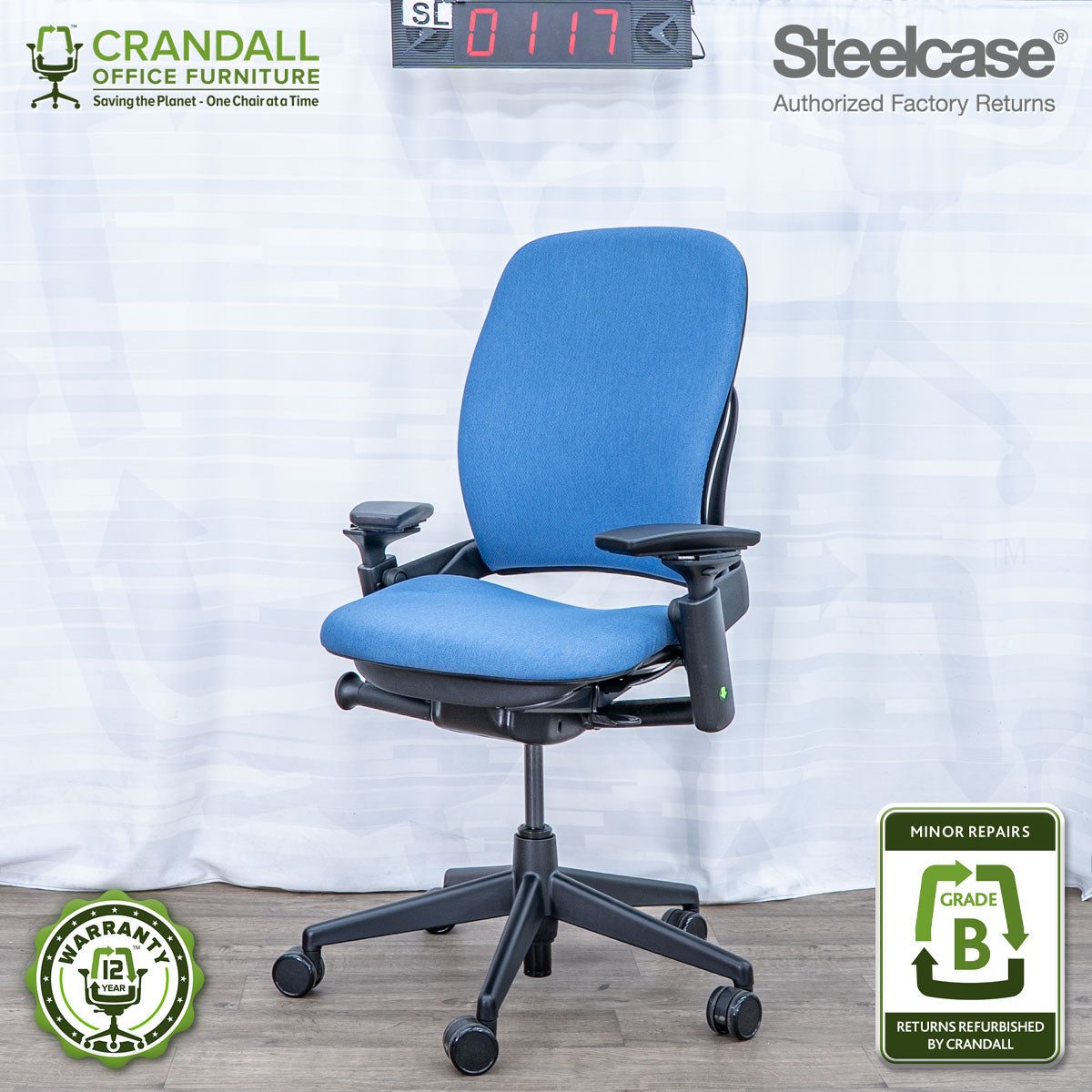 SL-0117 - Steelcase V2 Leap - Grade B