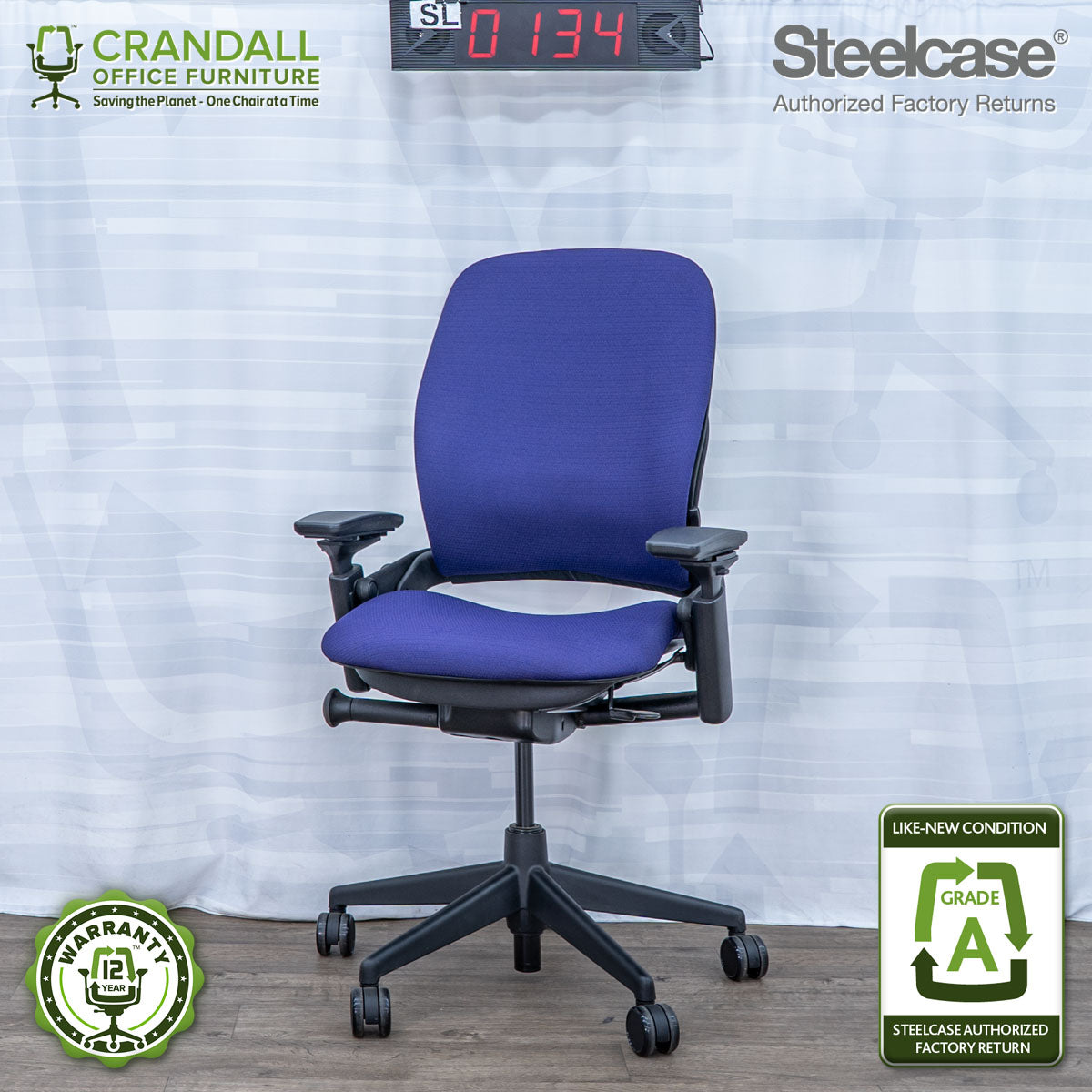 SL-0134 - Steelcase V2 Leap - Grade A