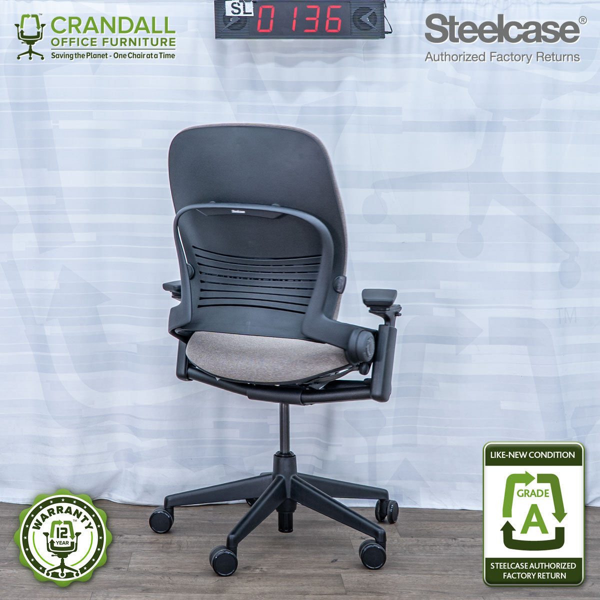 SL-0136 - Steelcase V2 Leap - Grade A