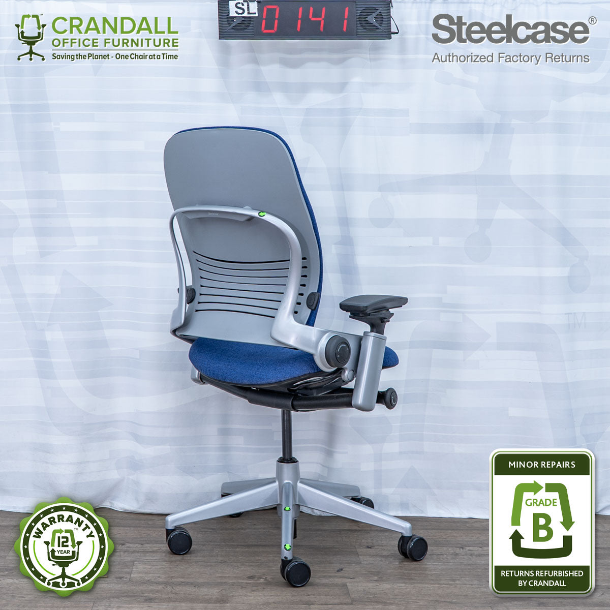 SL-0141 - Steelcase V2 Leap - Grade B